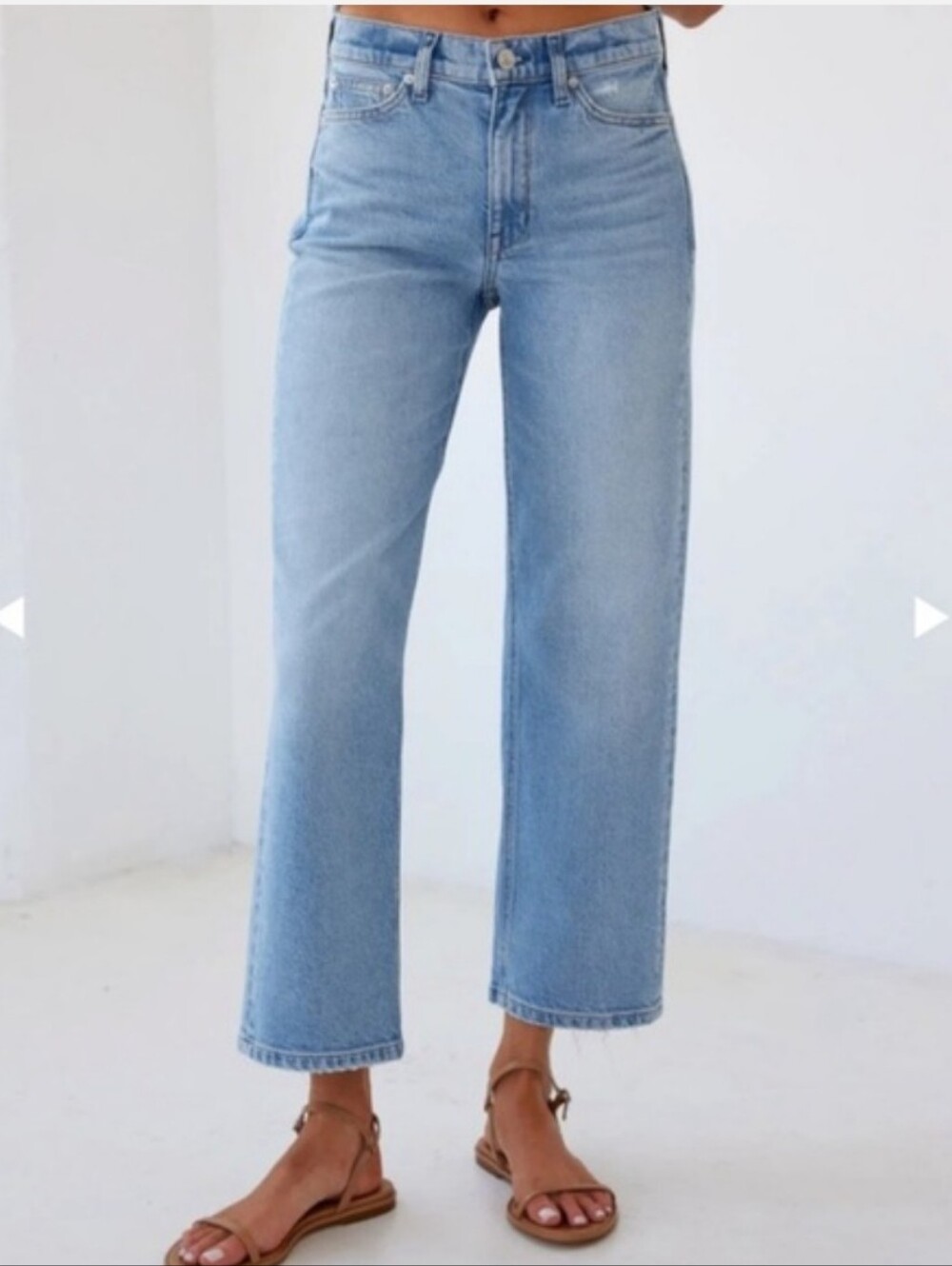 AYR The Easy Easy Crop Jeans Light Wash Size 24